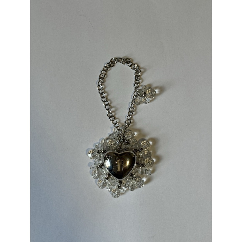 Dior Pretty Charm Heart Crystal Bracelet Silver - Picture 2 of 8